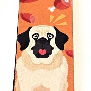 Pug Dog Magnetic Bookmark Cute Puppy Reader Gift Dog Lover Stationery PageHolder
